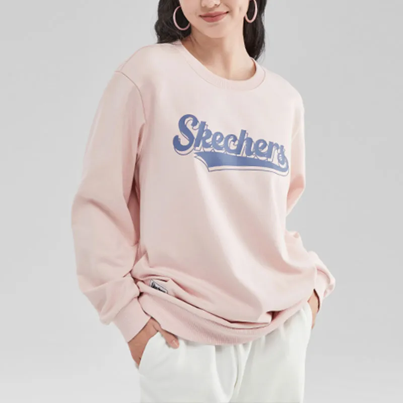 Skechers Sweatshirts Unisex Pink Peach Blossom-2