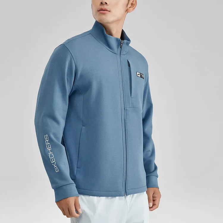Skechers Jackets Men Copenhagen Blue/0378-1