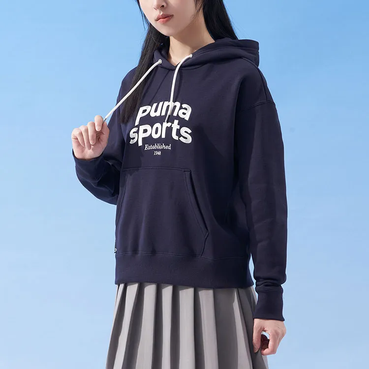 PUMA Sports Life Collection Sweatshirts Women's Navy Blue-3
