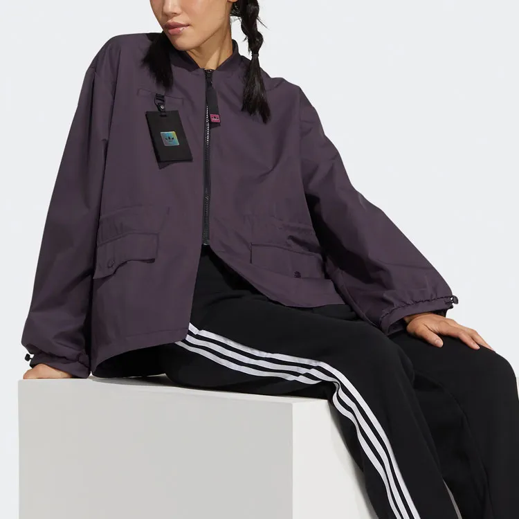 Adidas Originals Jackets Women's Purple-4