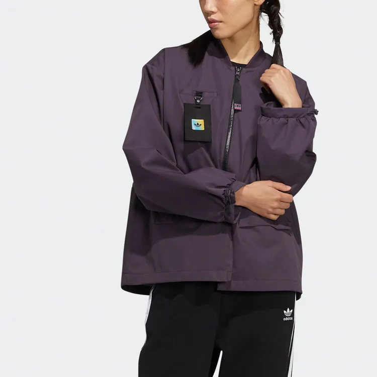 Adidas Originals Jackets Women's Purple-1