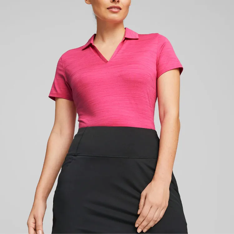 PUMA CLOUDSPUN Coast Golf Polo Shirts Women's Orchid-3