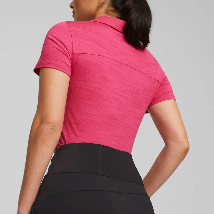 PUMA CLOUDSPUN Coast Golf Polo Shirts Women's Orchid-4