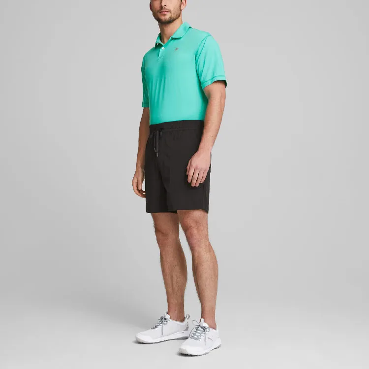 PUMA x PTC Puma Golf X PTC Collaboration Polo Men Polo Shirt Men's Aqua Green-2