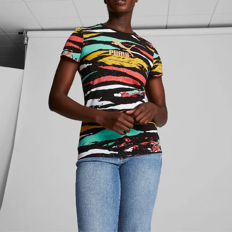 PUMA CLASSICS T-Shirts Women's Multicolor-2