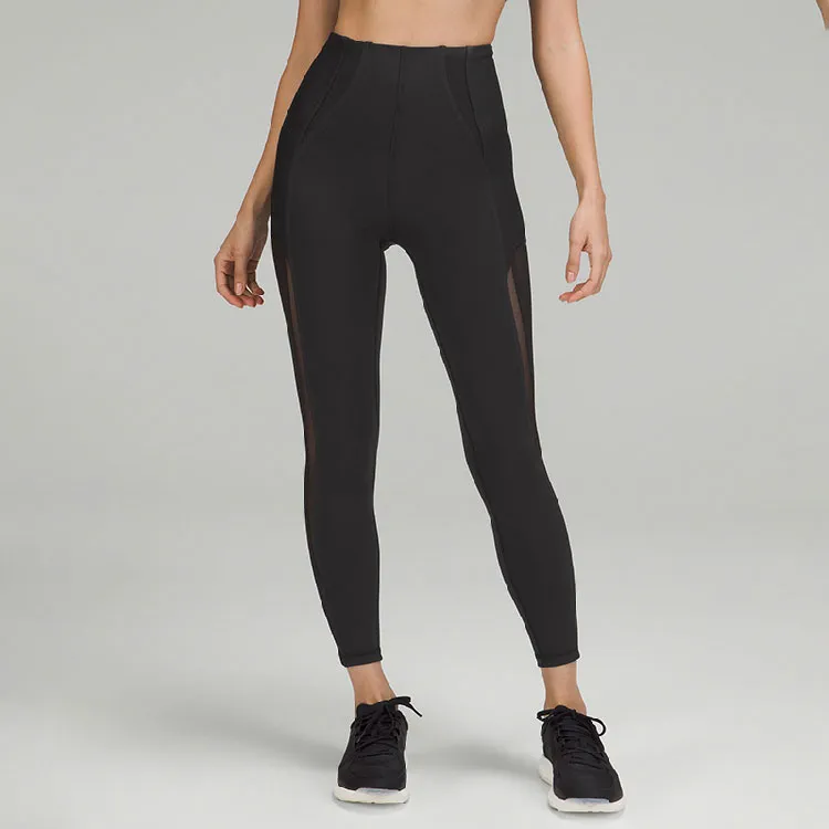 Lululemon Everlux And Mesh Everlux™ Sports Pants 24' Women's Black-2