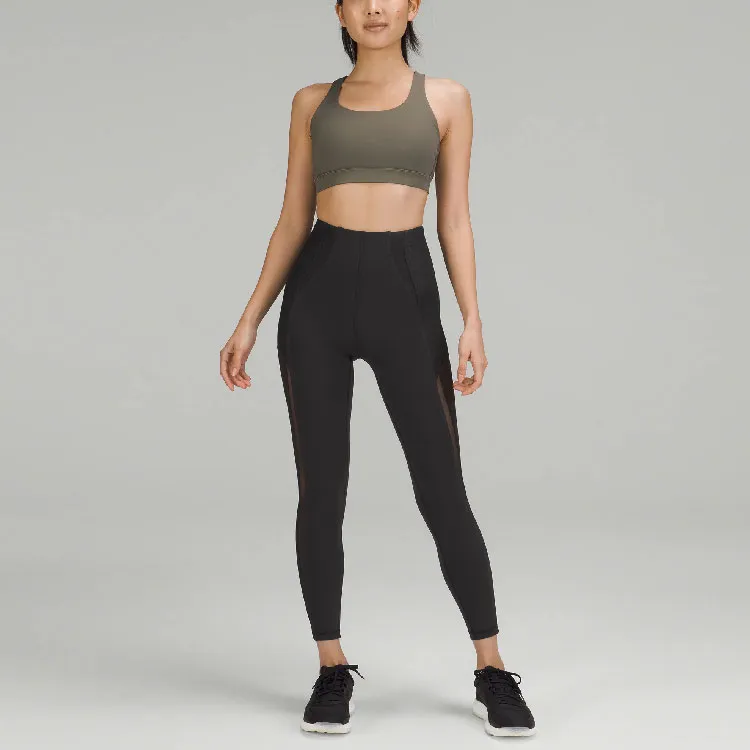 Lululemon Everlux And Mesh Everlux™ Sports Pants 24' Women's Black-1