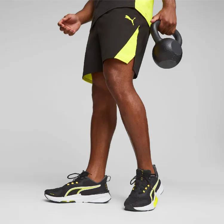 PUMA Ultrabreathe Sports Shorts Men Black Yellow Gradient-4