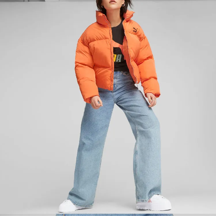 PUMA CLASSICS Jackets Women's Orange-2