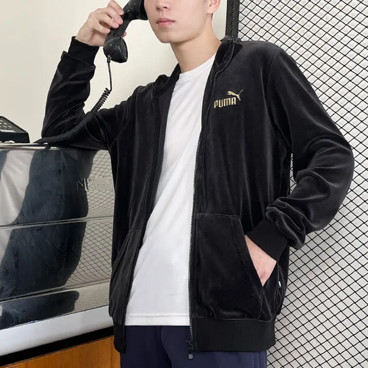 PUMA Velvet Jackets Men Black-3