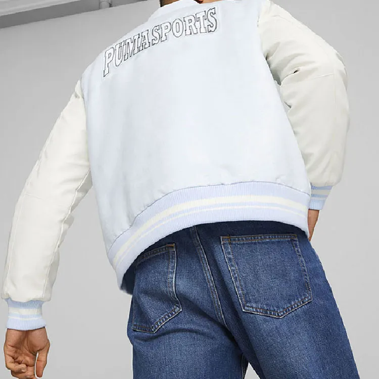 PUMA Jackets Men Blue White-2