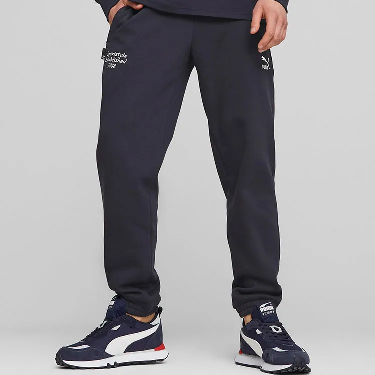 PUMA Casual Pants Men Marine Blue-1