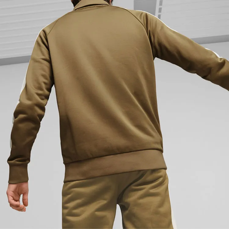 PUMA T7 ICONIC Men's Track Jacket Jacket Men's Dark Khaki-3