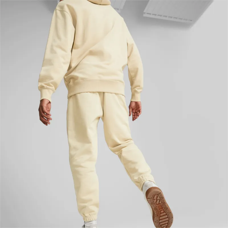 PUMA CLASSICS Knitted Sweatpants Men Light Yellow-3