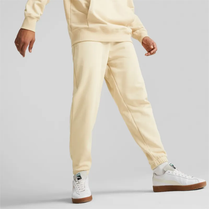 PUMA CLASSICS Knitted Sweatpants Men Light Yellow-2