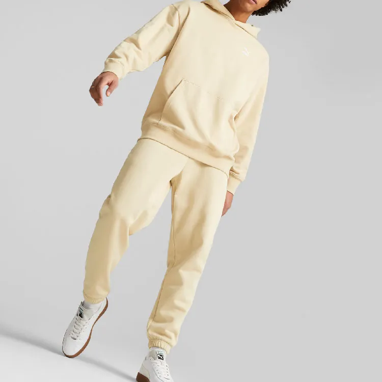 PUMA CLASSICS Knitted Sweatpants Men Light Yellow-4
