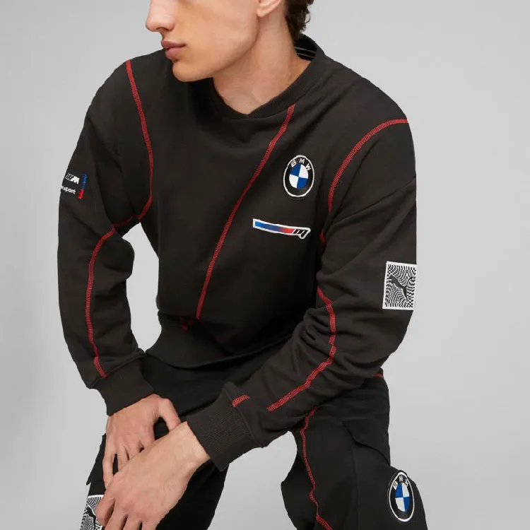Bmw X PUMA BMW M Motorsport Sweatshirts Unisex Black-4