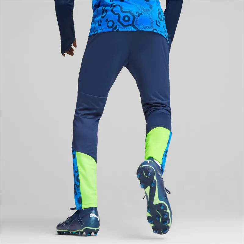PUMA IndividualCUP Knitted Sports Pants Men's Navy Blue-Green-3