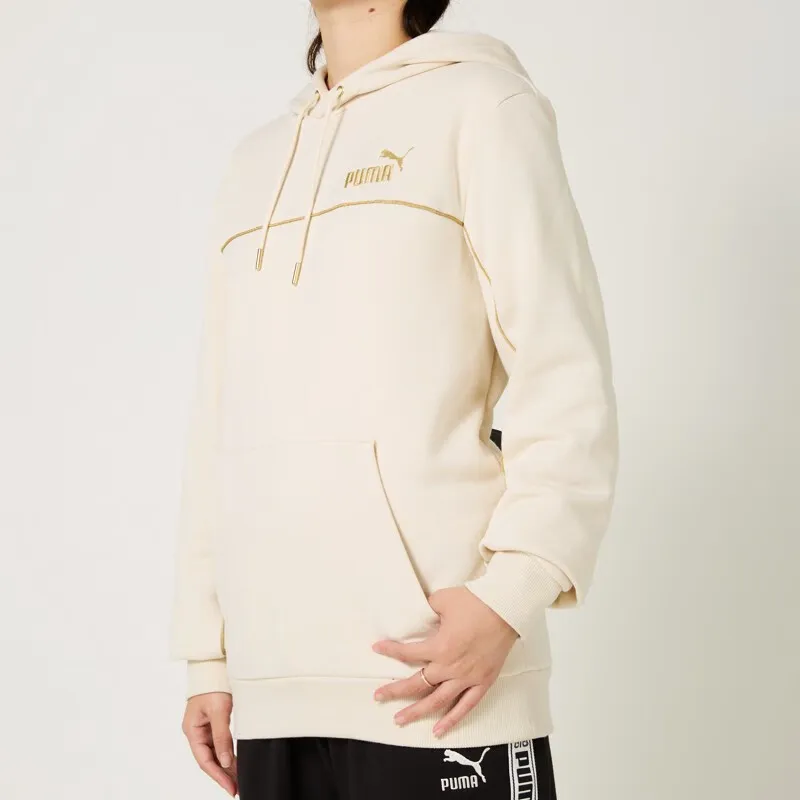 PUMA Sweatshirts Unisex Beige Yellow-4