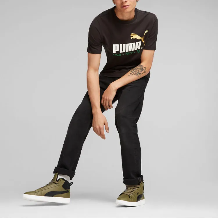 PUMA No. 1 Logo Celebration T Shirts Men Black-4