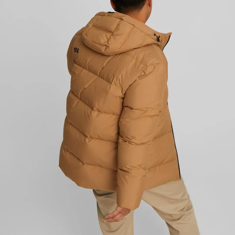 PUMA Jackets Men Brown-4