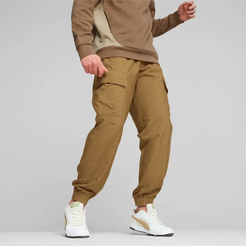 PUMA OPEN ROAD Casual Pants Men's Earth Yellow-3