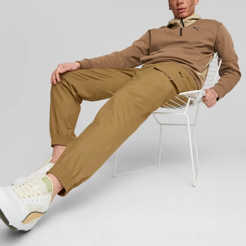 PUMA OPEN ROAD Casual Pants Men's Earth Yellow-4