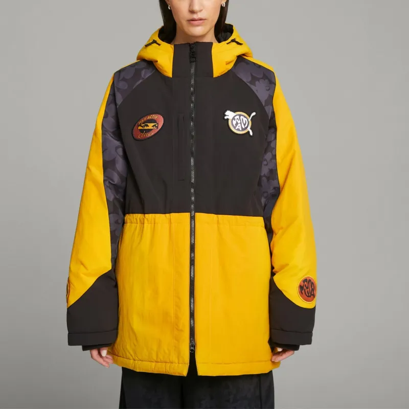 PUMA x P.A.M. PERKS AND MINI Jacket Women's Yellow-3