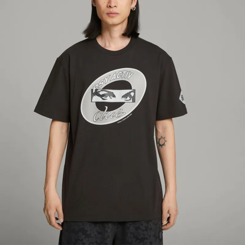 PUMA X P.A.M. Co branded Version T Shirts Women's Black-2