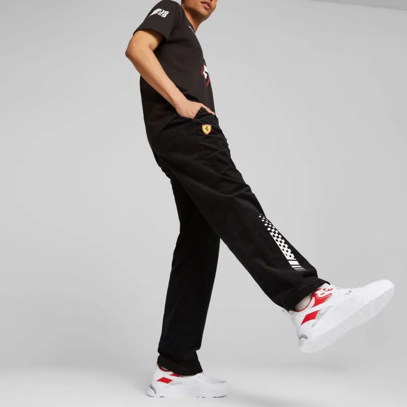 Ferrari X PUMA Casual Pants Men Black-4