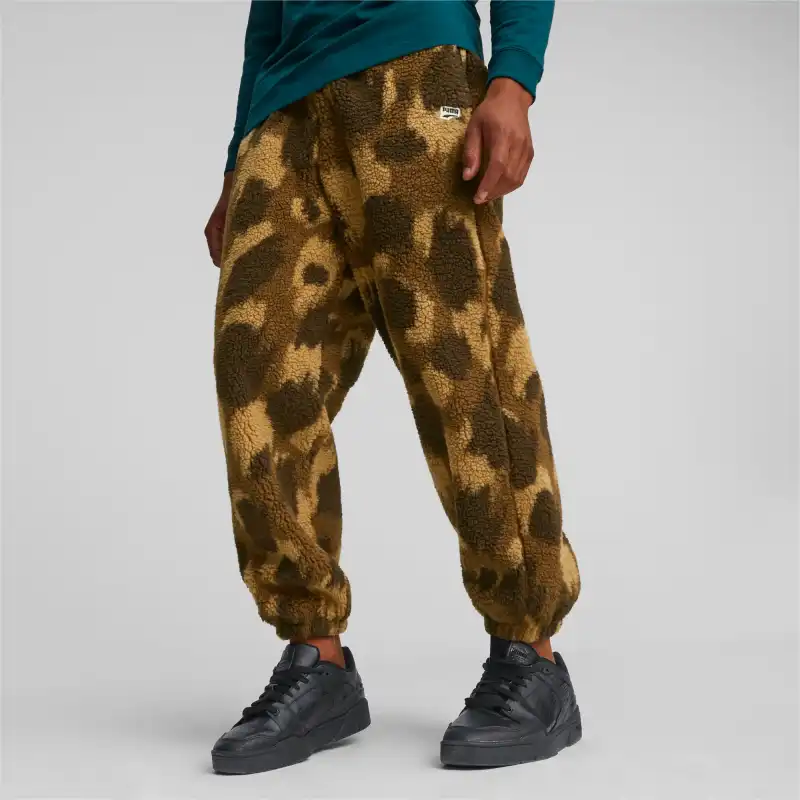 PUMA DOWNTOWN Casual Pants Men's Brown-2