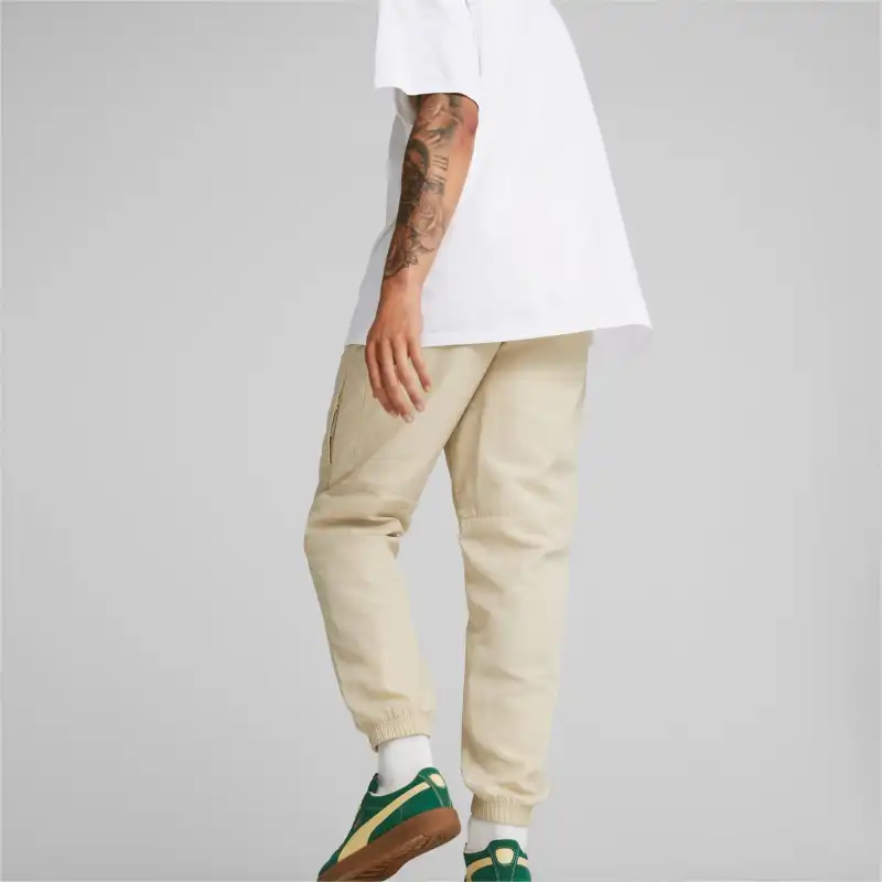 PUMA CLASSICS Casual Pants Men Khaki-3