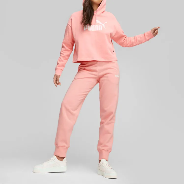 PUMA Knitted Sweatpants Women's Pink-3