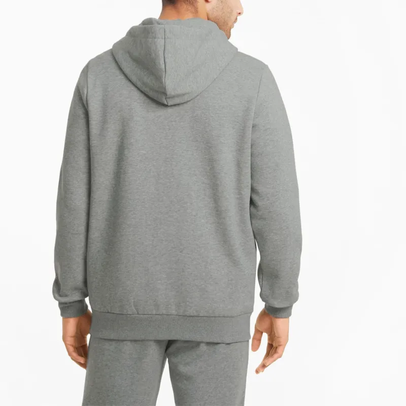 PUMA Sudadera Con Capucha Y Logotipo Essentials Con Cremallera Completa Para Hombre-3