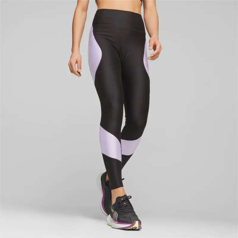 PUMA Sports Pants Women's Purple Black-2