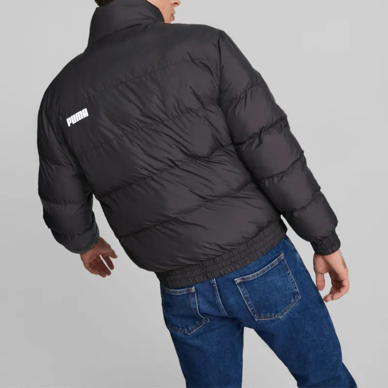 PUMA Essentials+ Puffer Jackets Men Black-2