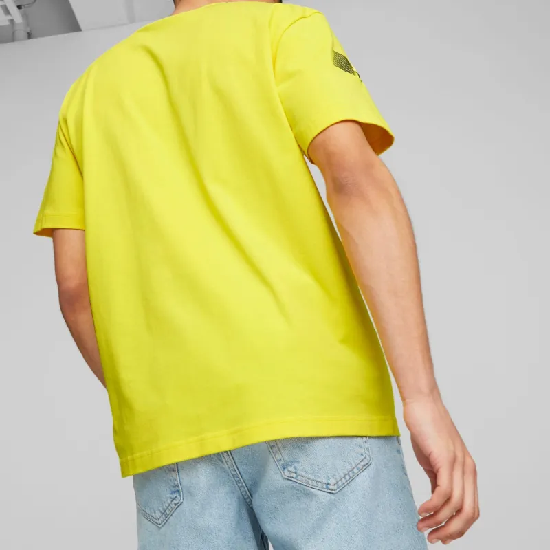 PUMA x Ferrari T Shirt Men's Yellow-3