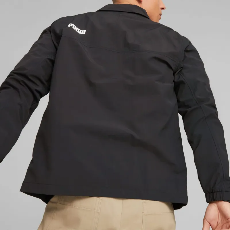 PUMA Dortmund Jackets Men Black-4