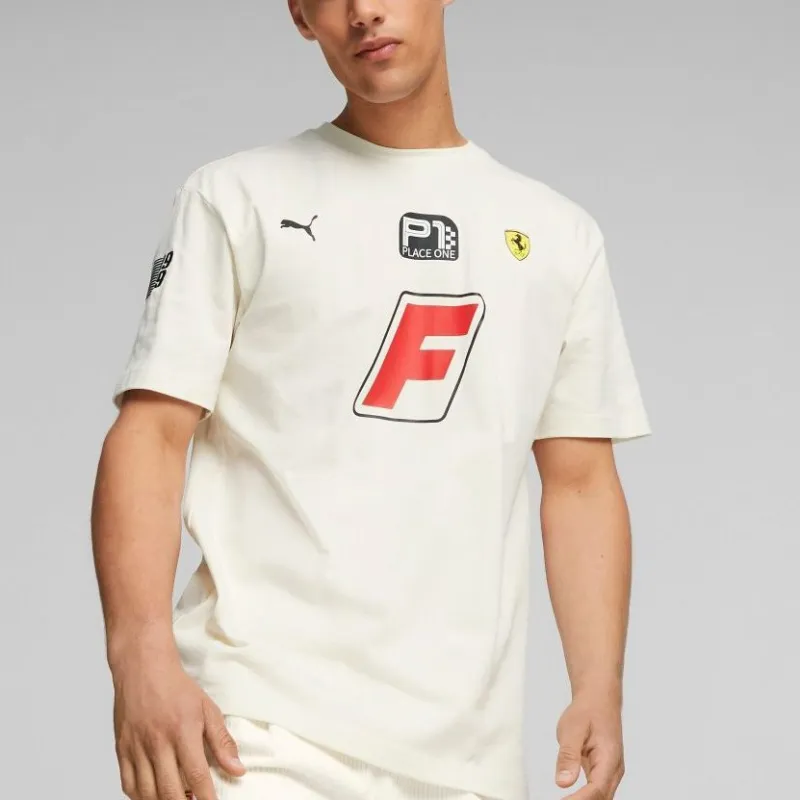 PUMA x Ferrari T-Shirt Men's White-2