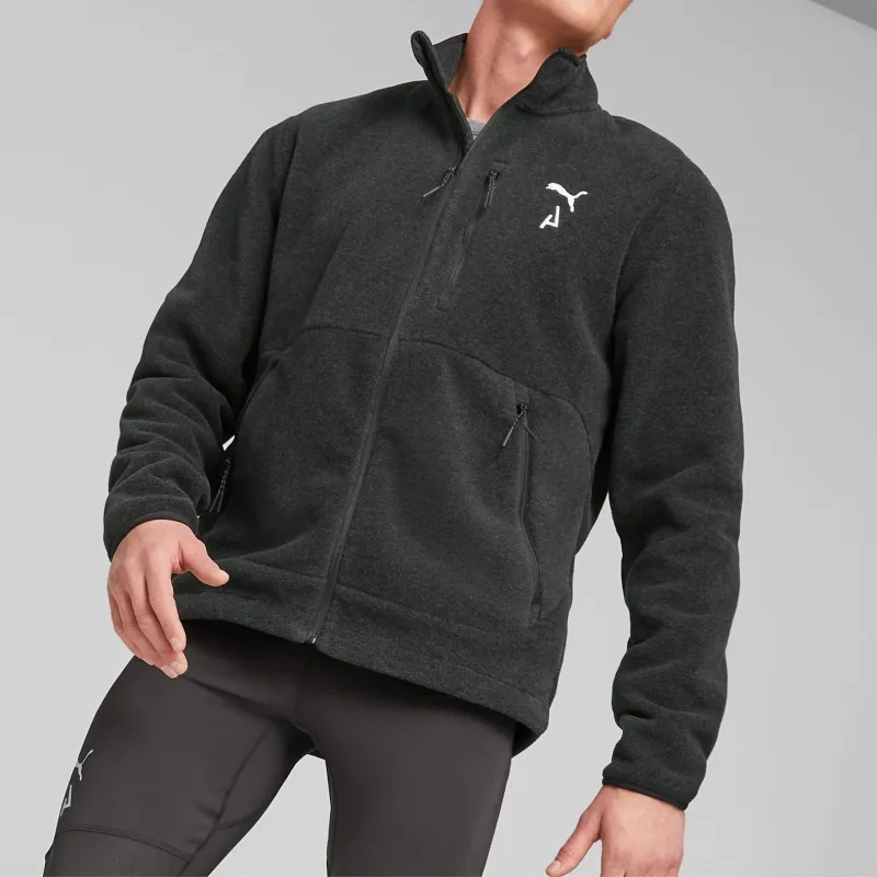 PUMA Seasons Jackets Men Black Mixed Silver-4