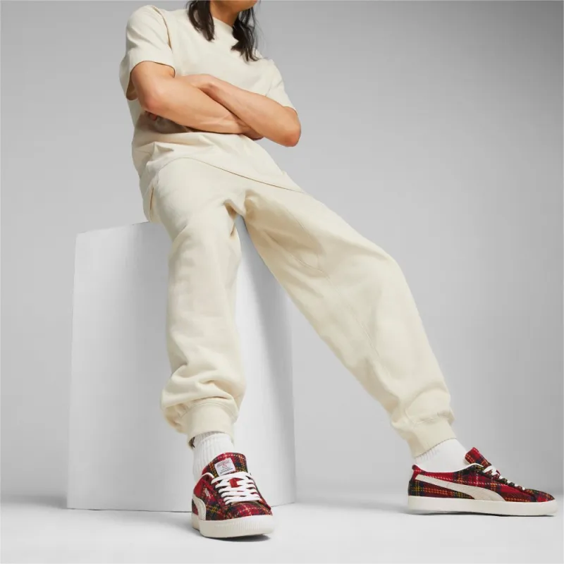 PUMA Mmq Series Knitted Sports Pants Unisex Snow White-2