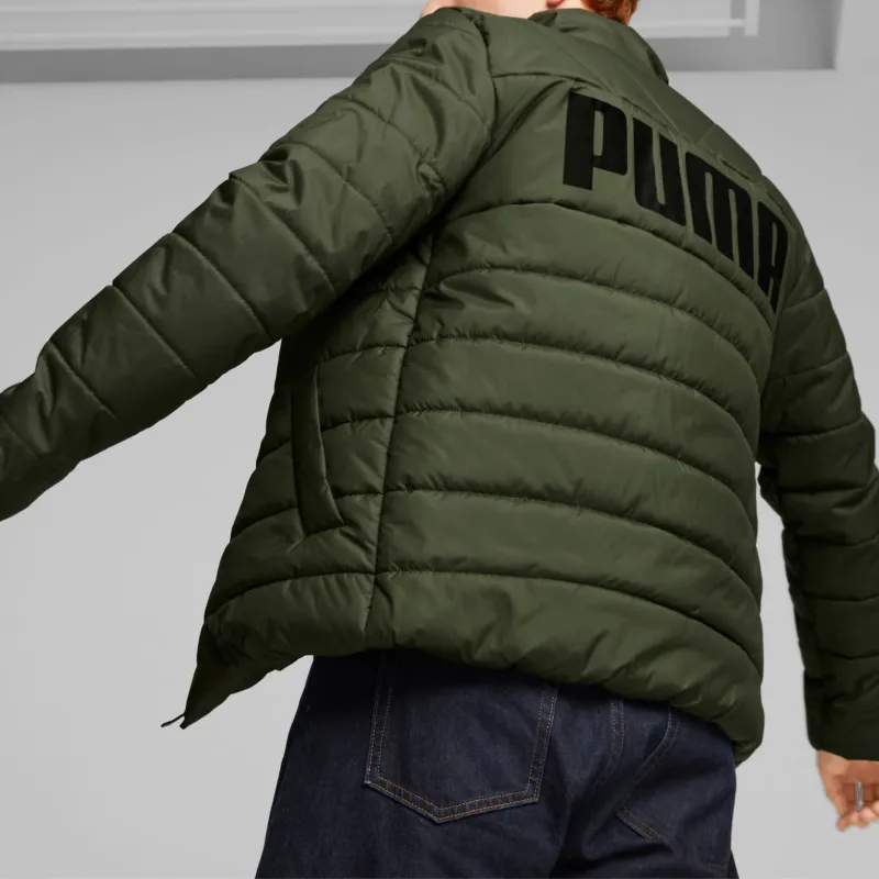 PUMA LOGO CELEBRATION Jackets Men Olive Green-3