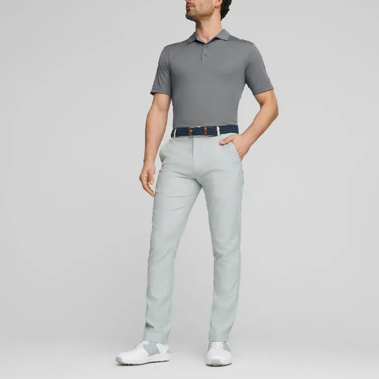 PUMA Golf Dealer Tailored Casual Pants Men Light Gray-4