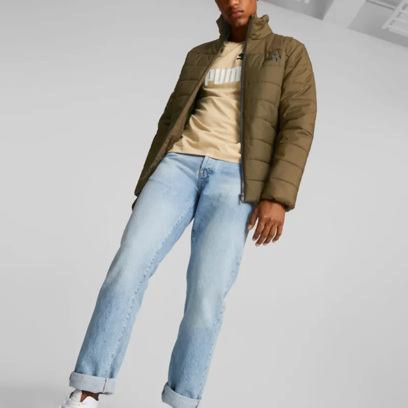 PUMA Layer Down Jackets Men Dark Olive-3