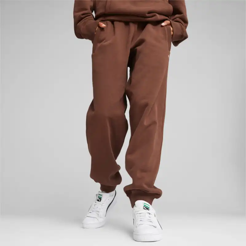 PUMA PUMA MMQ Knitted Sports Pants Unisex Brown-2