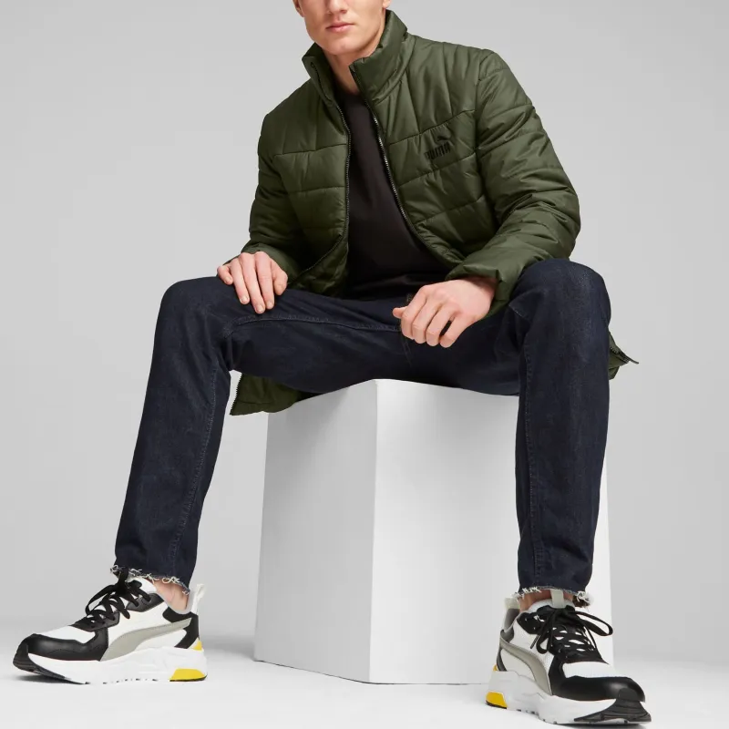 PUMA LOGO CELEBRATION Jackets Men Olive Green-2