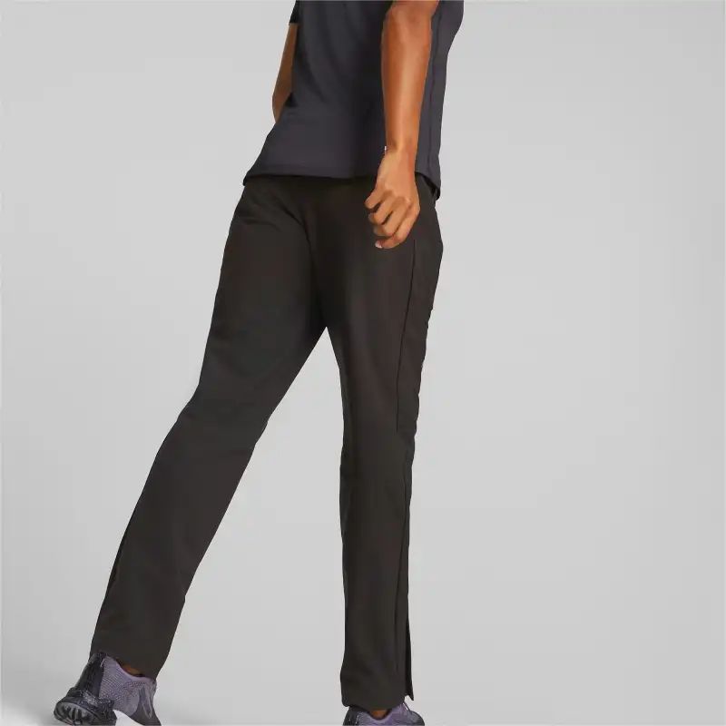 PUMA Casual Pants Women's Black Silver-3