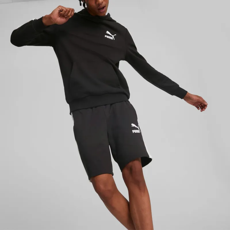 PUMA T7 Sweatshirts Men Black White-2