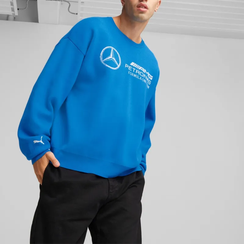 PUMA Mercedes AMG Petronas F1® Statement Men's Knitted Motorsport Sweater-2