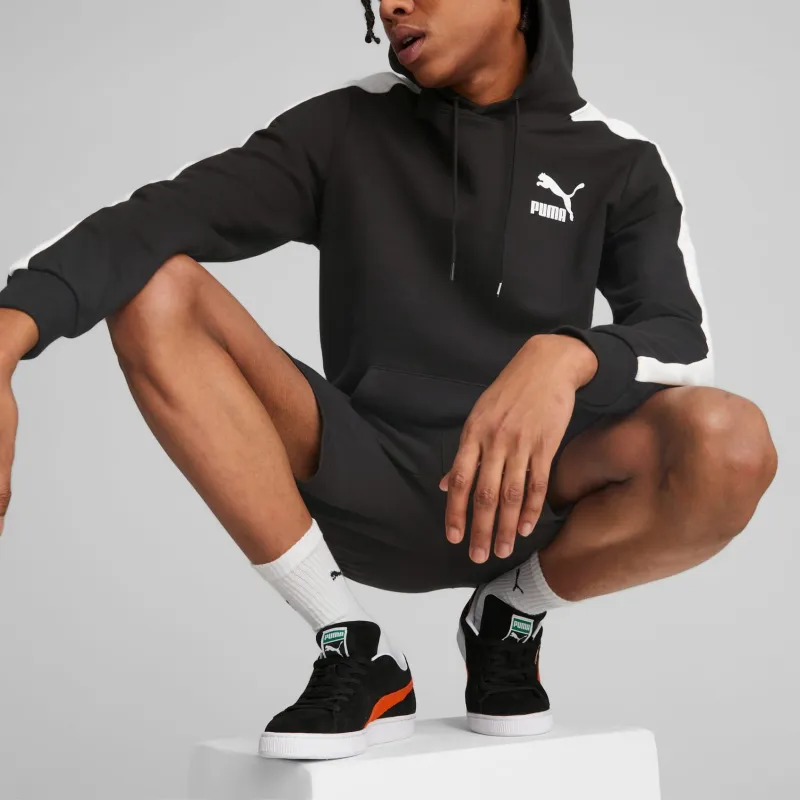 PUMA T7 Sweatshirts Men Black White-4